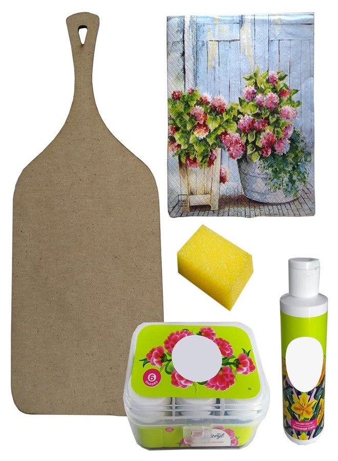 Penkraft Decoupage Art on Chopping Board DIY Kit | Free Video Tutorial - Image 3